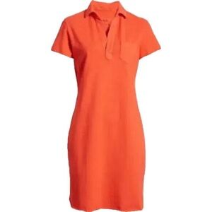 Frank & Eileen Lauren Polo Dress British Royal Orange